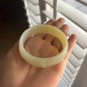 Natural Hetian Jade Bangle